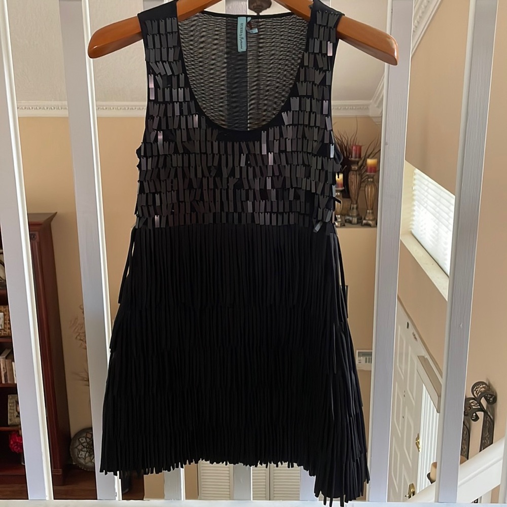 Guess by Marciano sexy fringe mini dress size Xs